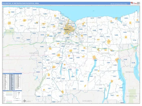 Rochester metro area map