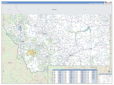 Montana state map