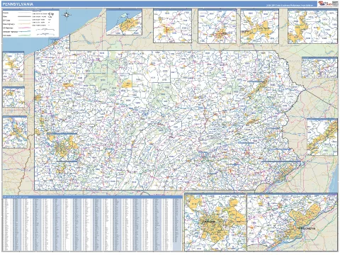 Pennsylvania state map